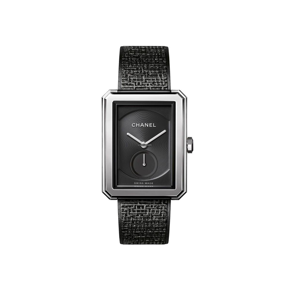 Boy-Friend Tweed Black - Large H5201
