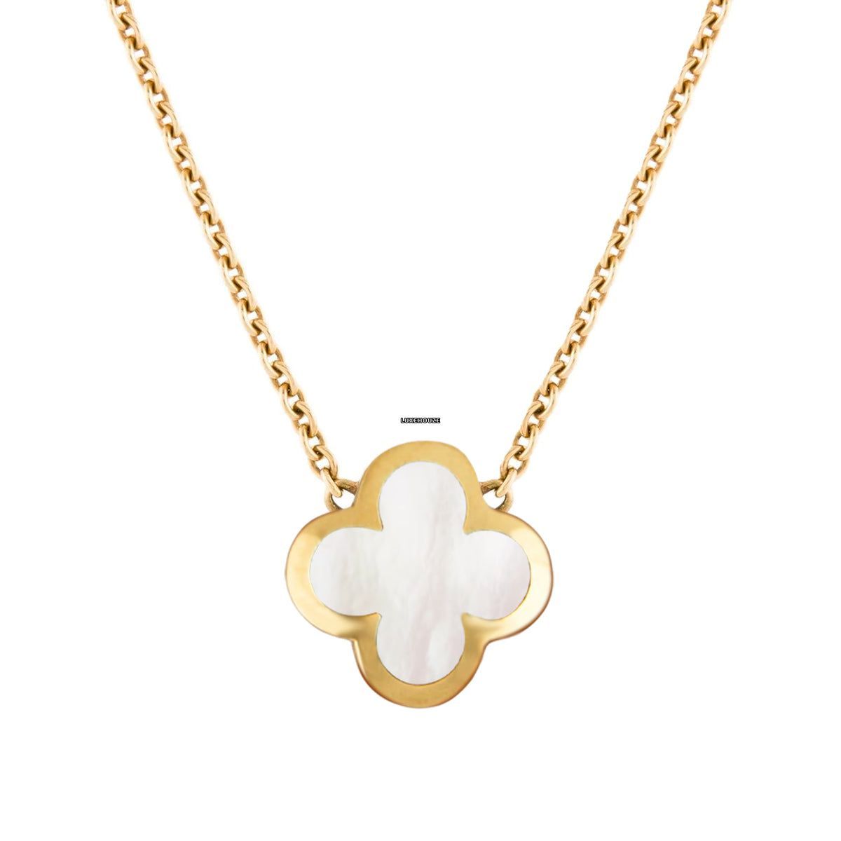 Pure Alhambra Pendant 18K Yellow Gold Mother-of-pearl VCARA39700-Van Cleef & Arpels