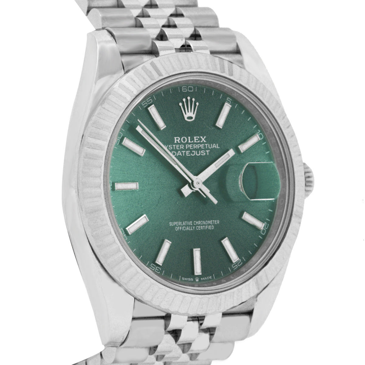 Datejust 41 126334 Mint Green Index Jubilee