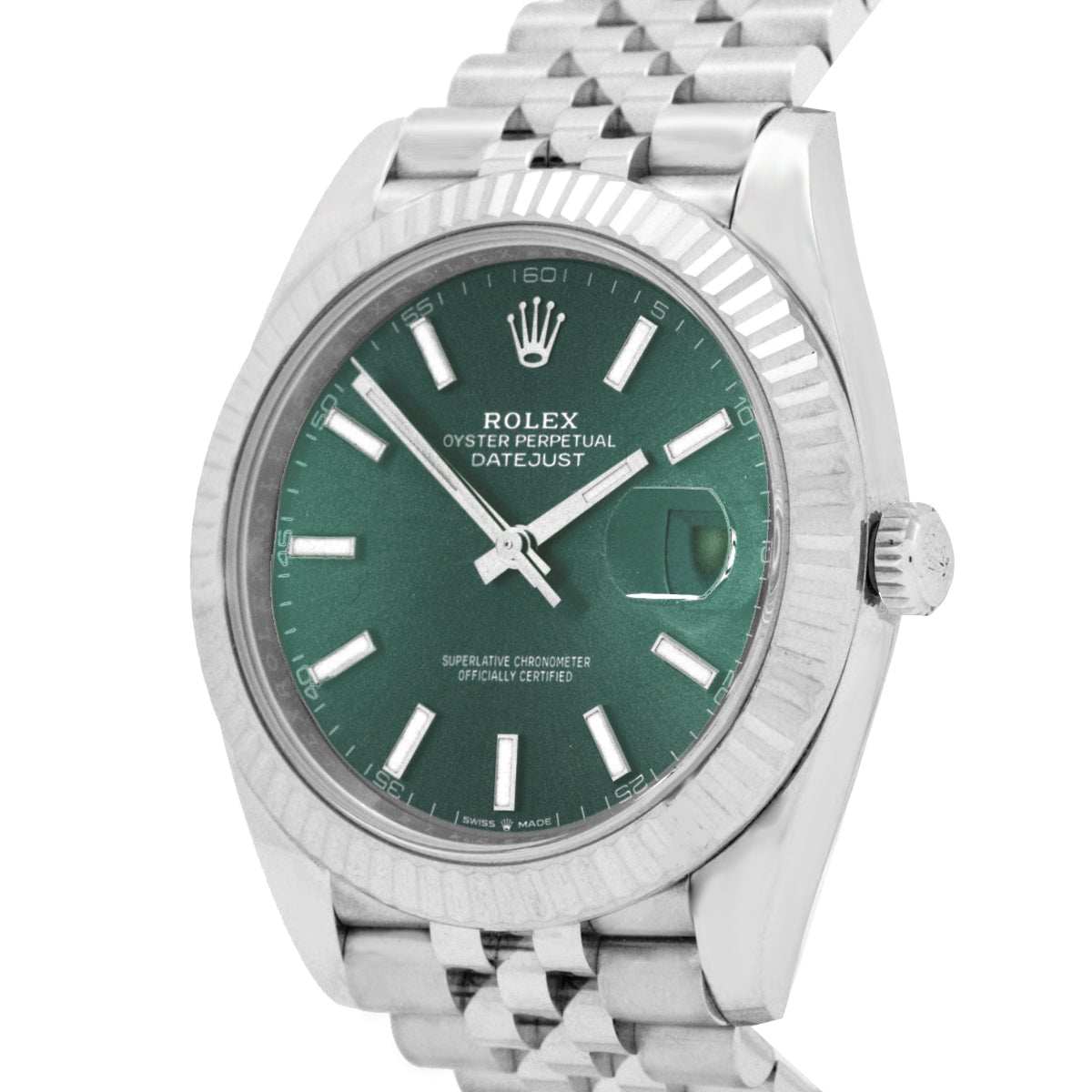 Datejust 41 126334 Mint Green Index Jubilee
