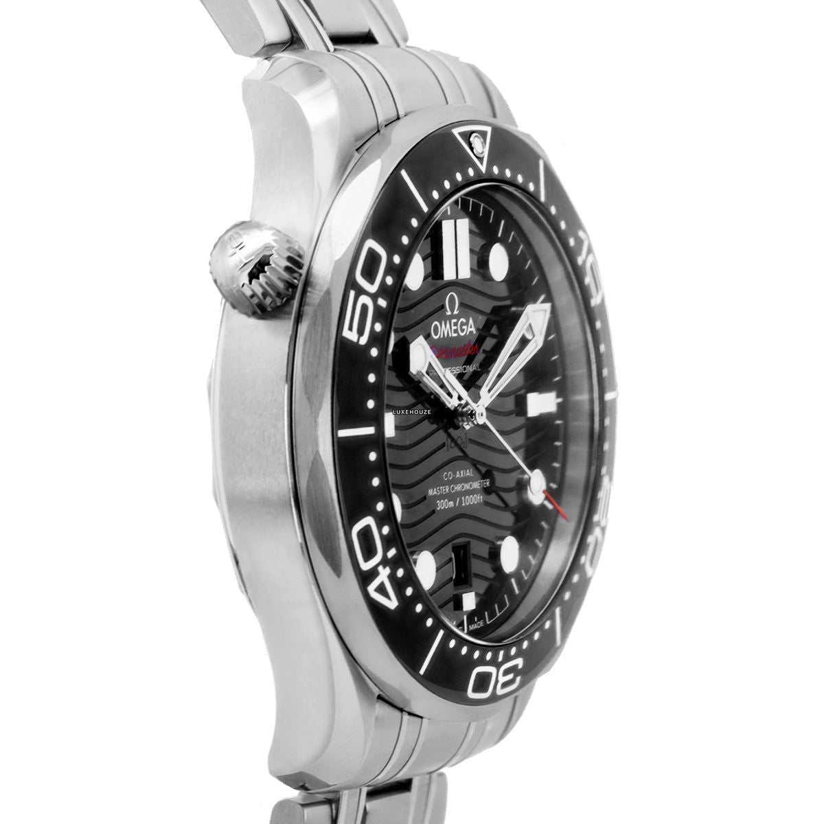 Seamaster Diver 300M 21030422001001 Black Dial, Bracelet