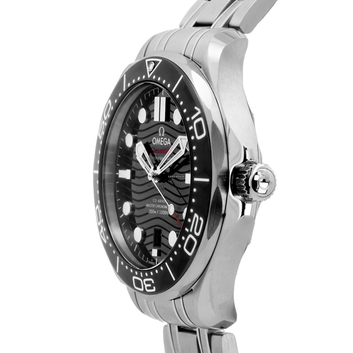 Seamaster Diver 300M 21030422001001 Black Dial, Bracelet