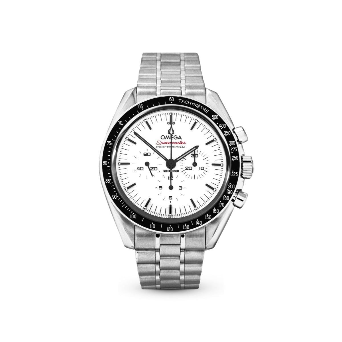 Speedmaster Moonwatch 31030425004001 White Dial, Bracelet-Omega