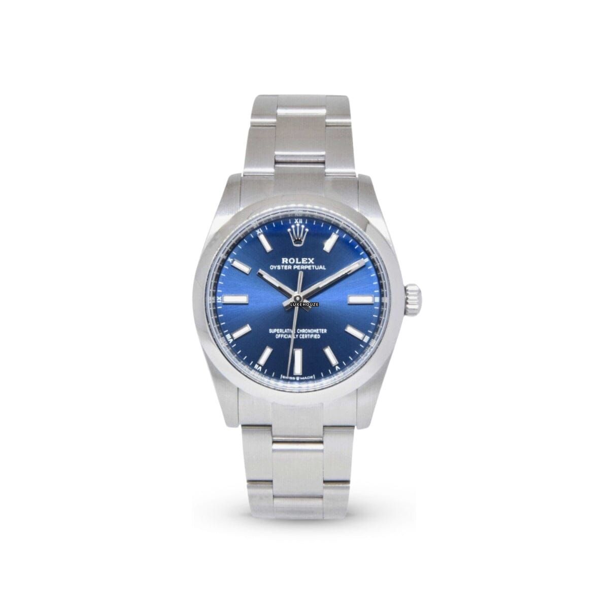 Oyster Perpetual 34 124200 Blue