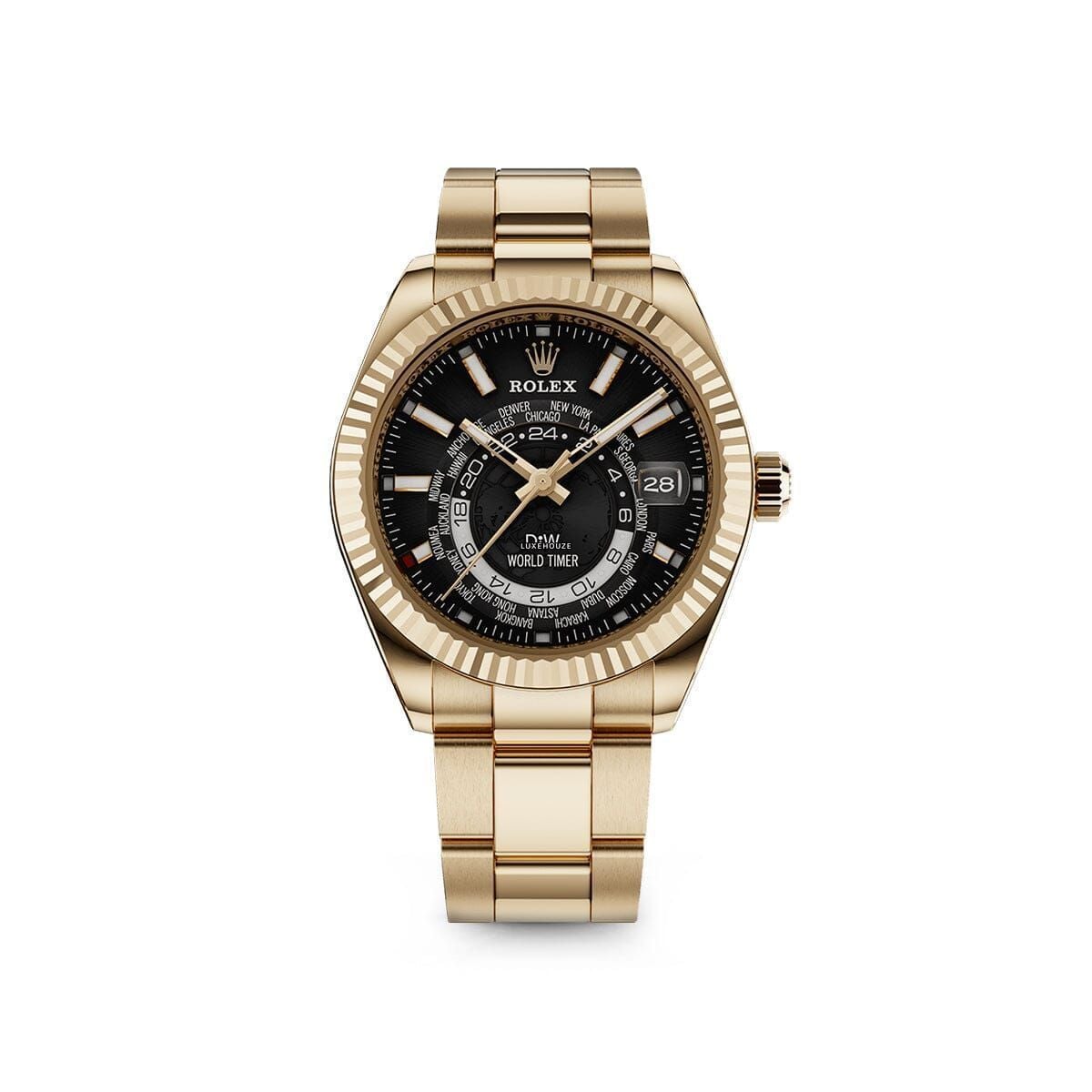 World Timer Gold-DiW