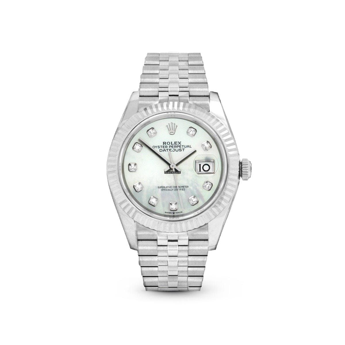 Datejust 36 126234NG White MOP Jubilee-Rolex