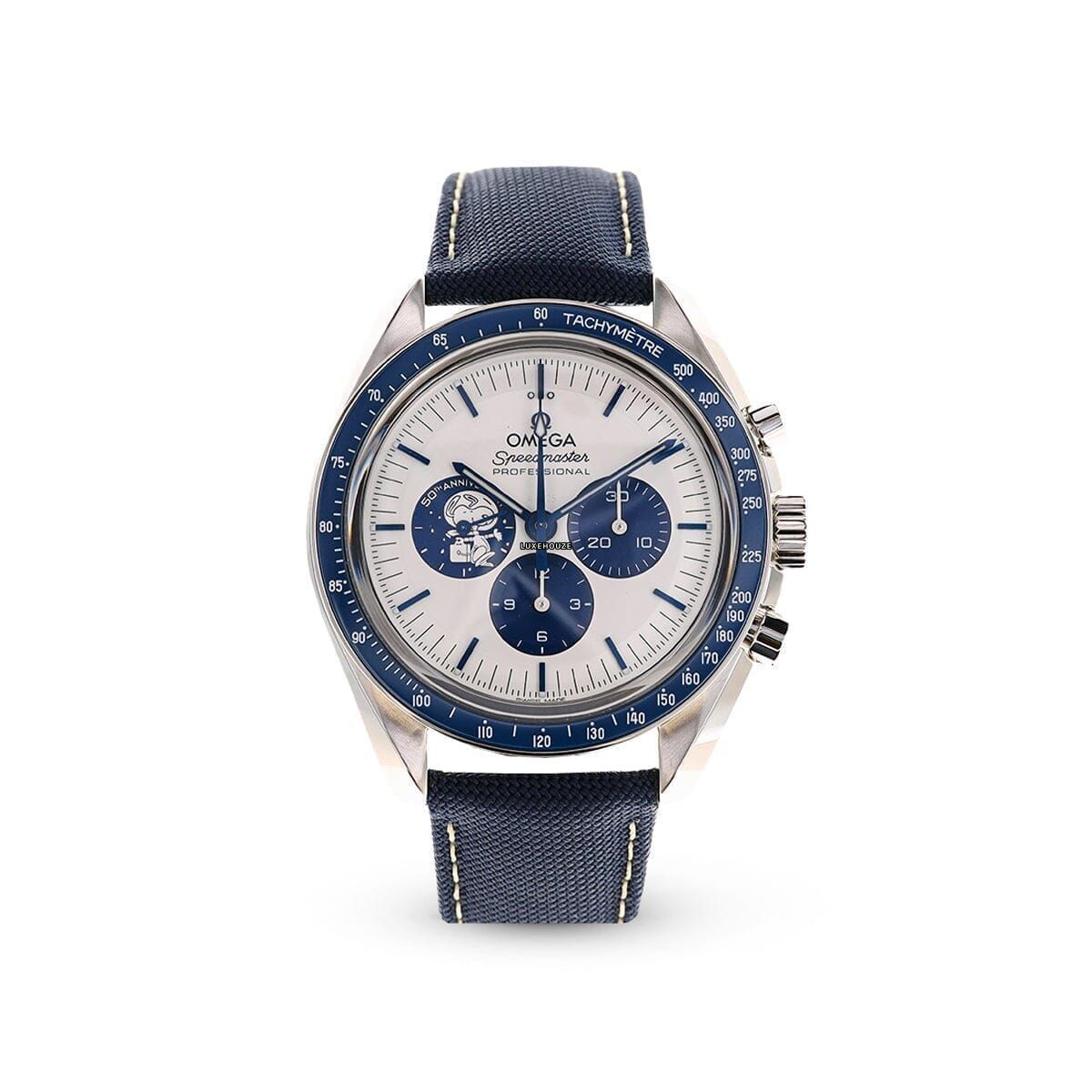Speedmaster Anniversary 31032425002001 Silver Snoopy-Omega
