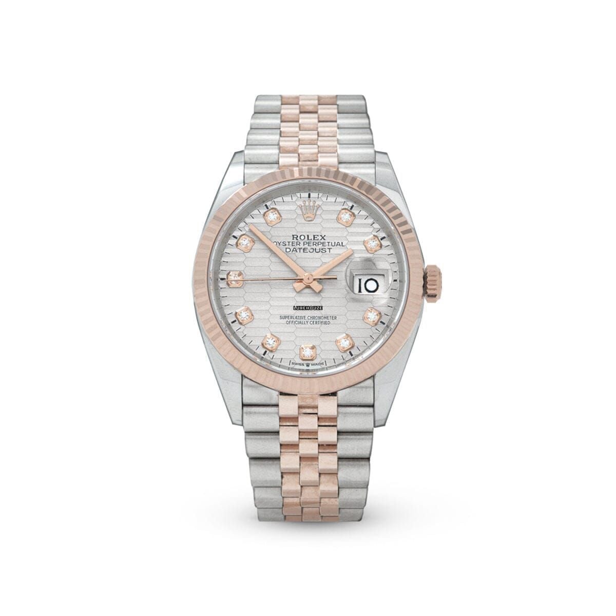 Datejust 36 126231G Silver Motif Jubilee-Rolex