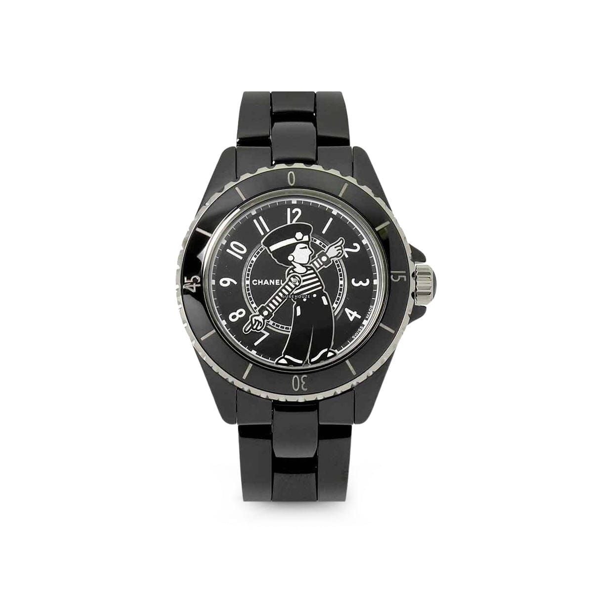 Mademoiselle J12 La Pausa Watch, 38 MM - H7609-Chanel