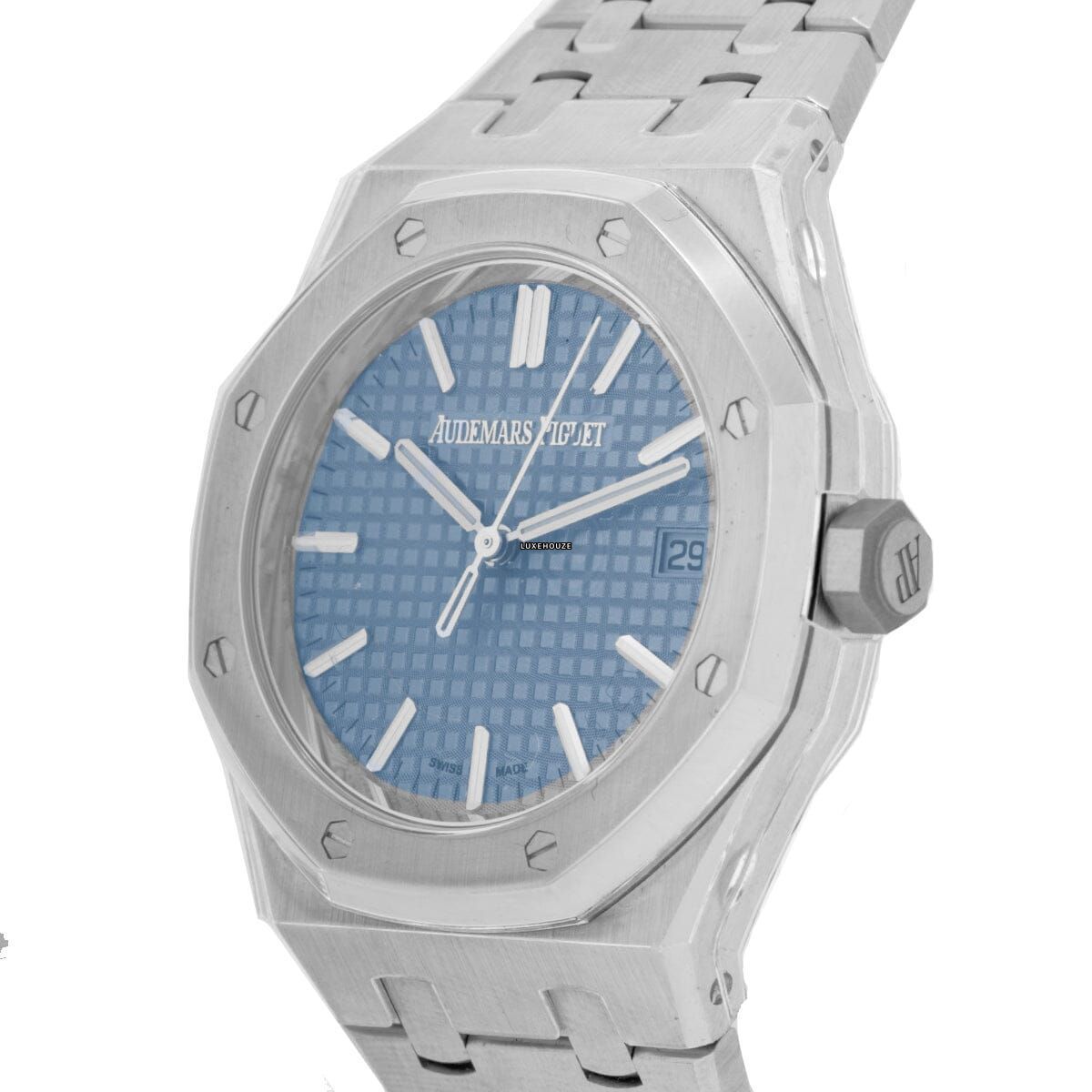 Royal Oak 37 15550ST.OO.1356ST.08 Light Blue