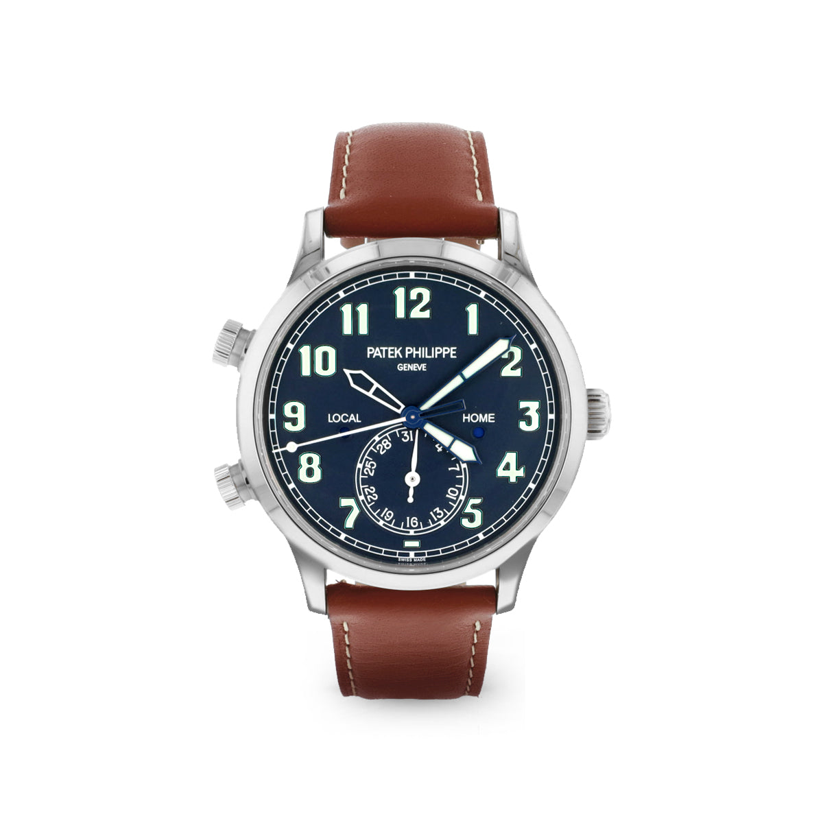 Calatrava Pilot Travel Time 5524G-001 Blue