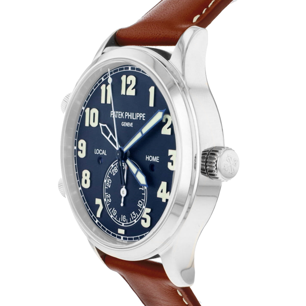 Calatrava Pilot Travel Time 5524G-001 Blue