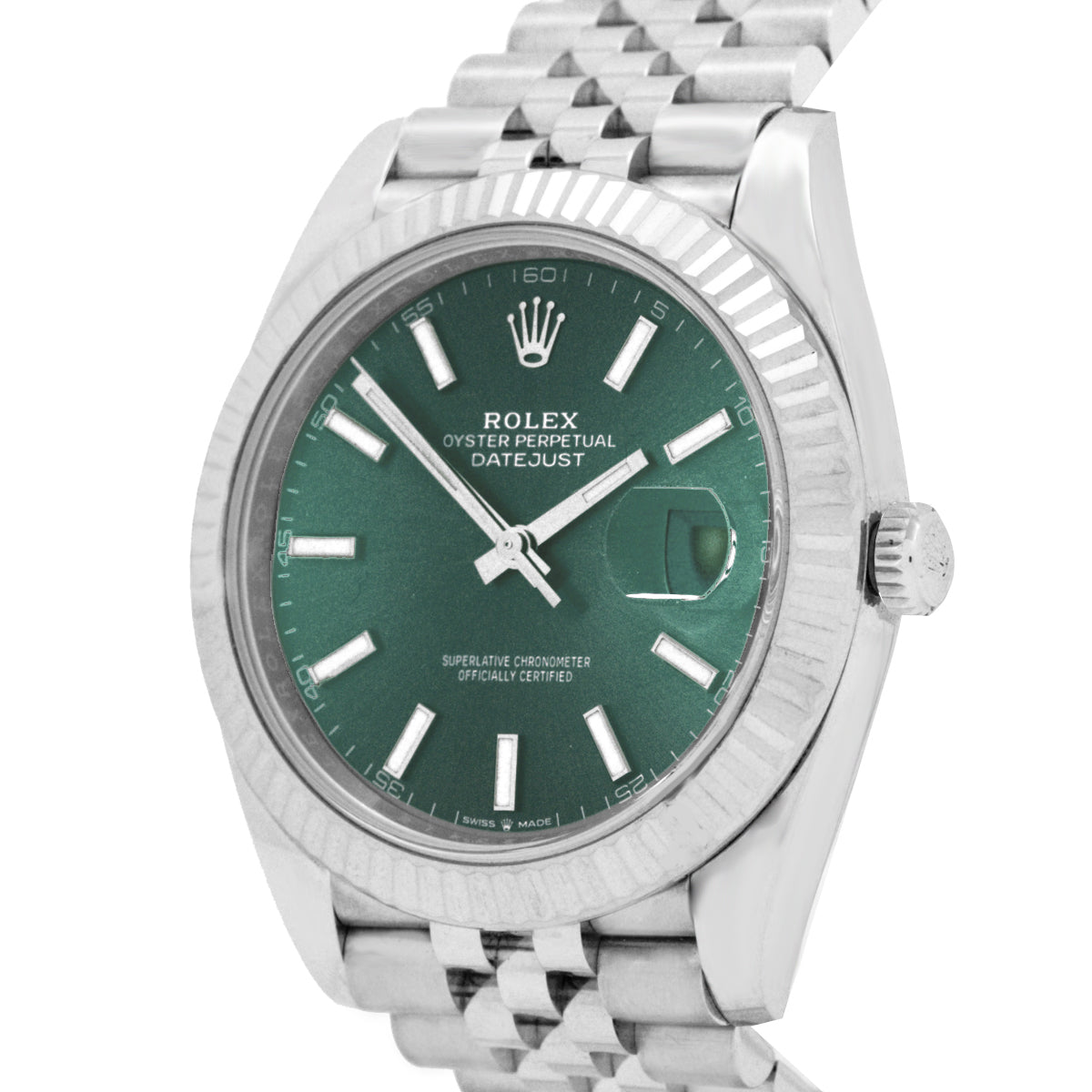 Datejust 41 126334 Mint Green Index Jubilee