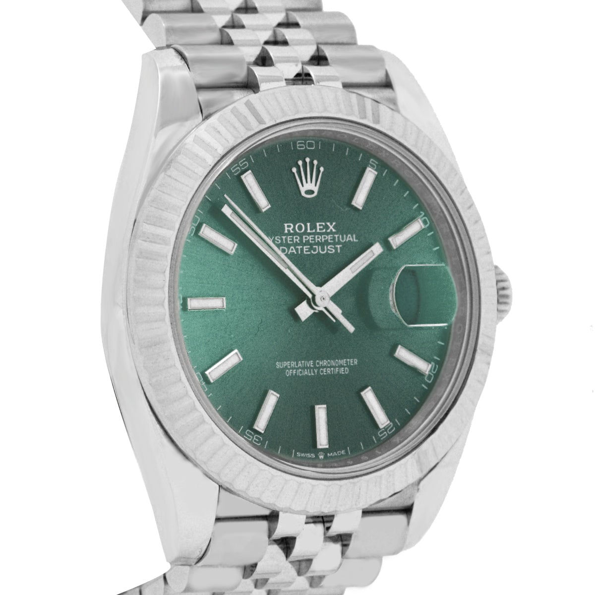 Datejust 41 126334 Mint Green Index Jubilee