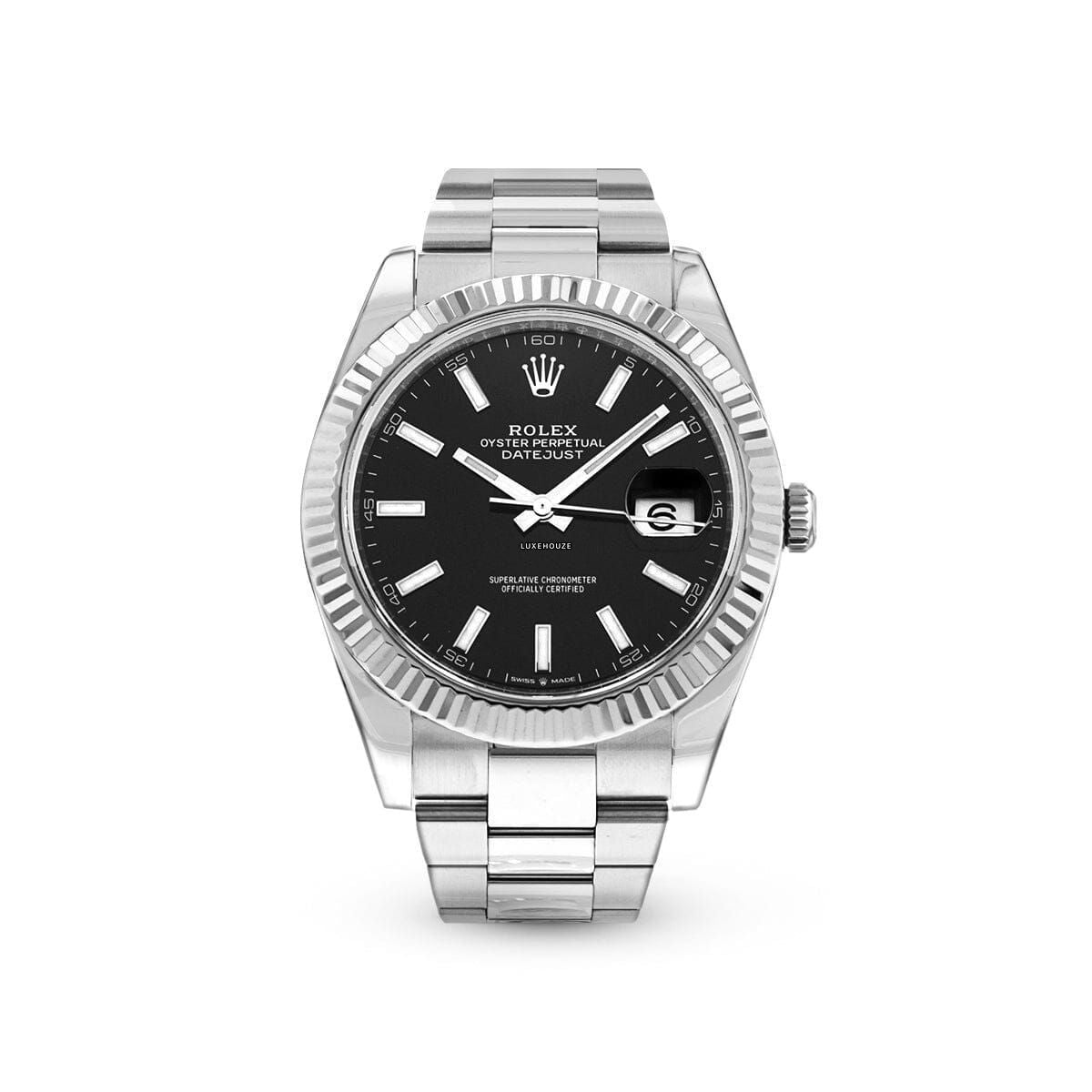 Datejust 41 126334 Black Index Oyster-Rolex