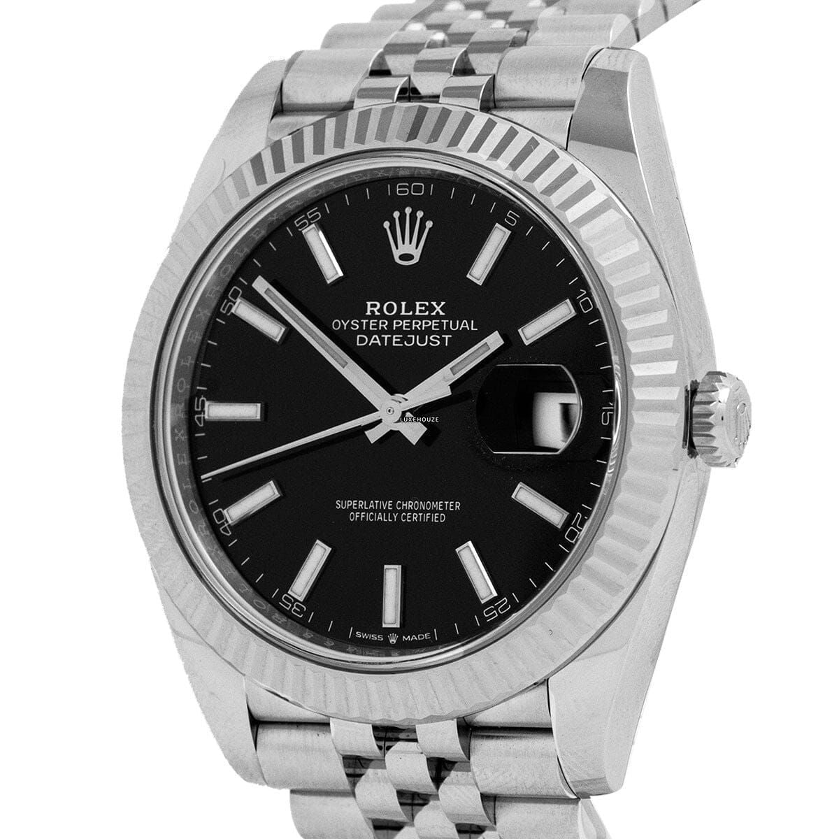 Datejust 41 126334 Black Index Jubilee