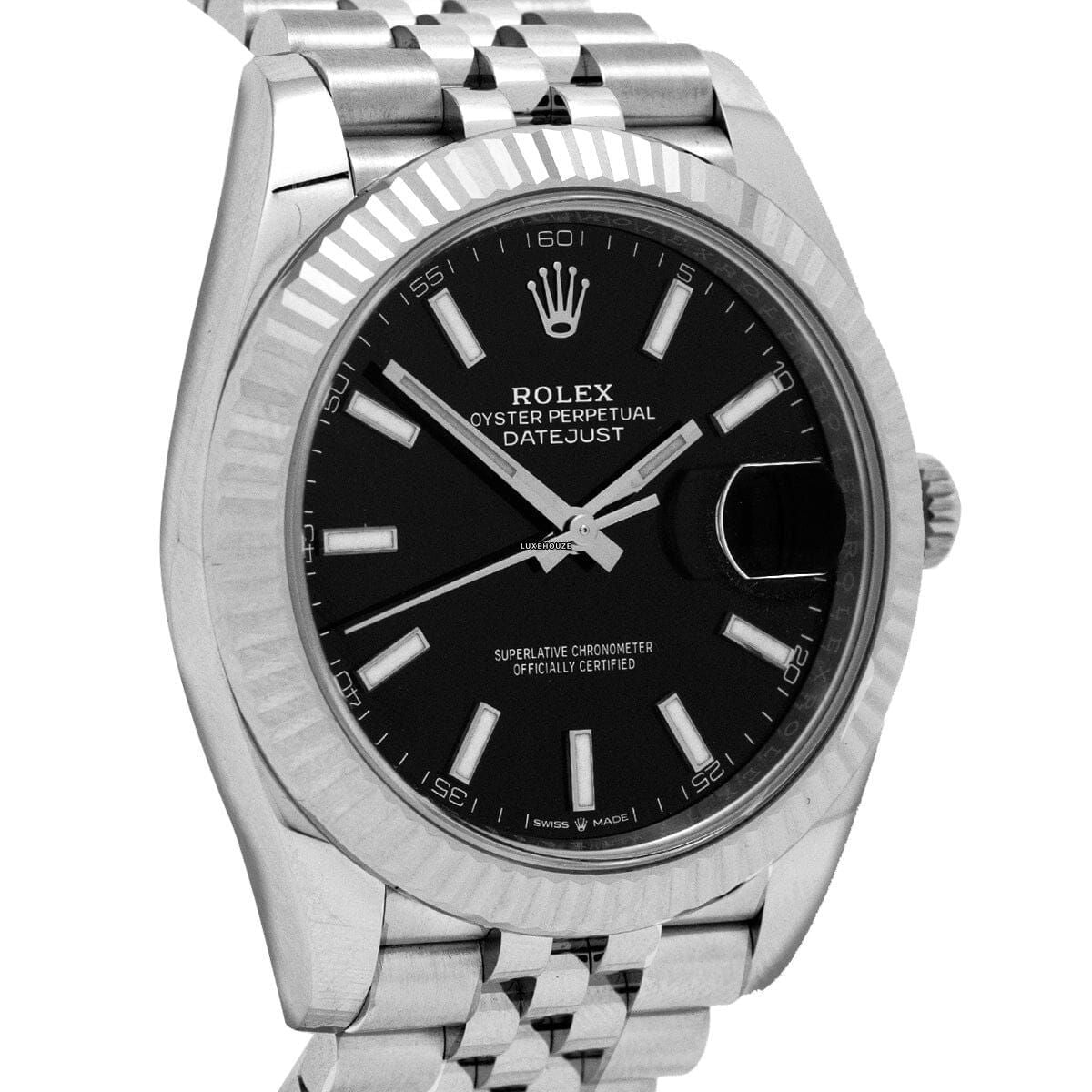 Datejust 41 126334 Black Index Jubilee