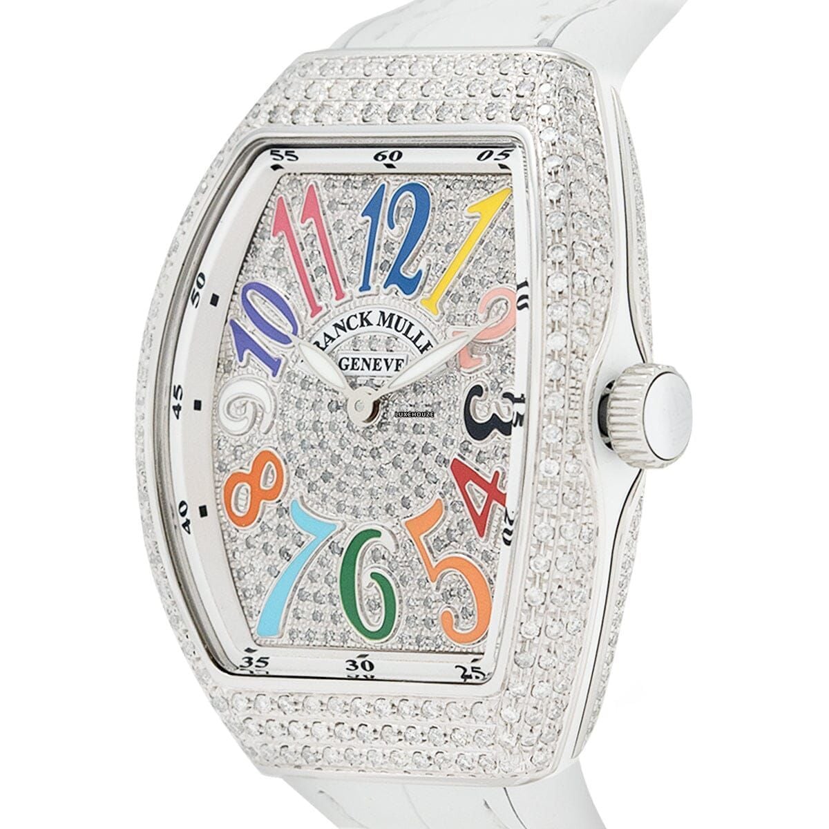 Vanguard V 32 QZ AC.BLC (BLC.COL DRM AC) (White Dial, Color of Dreams, Full Aftersetting)