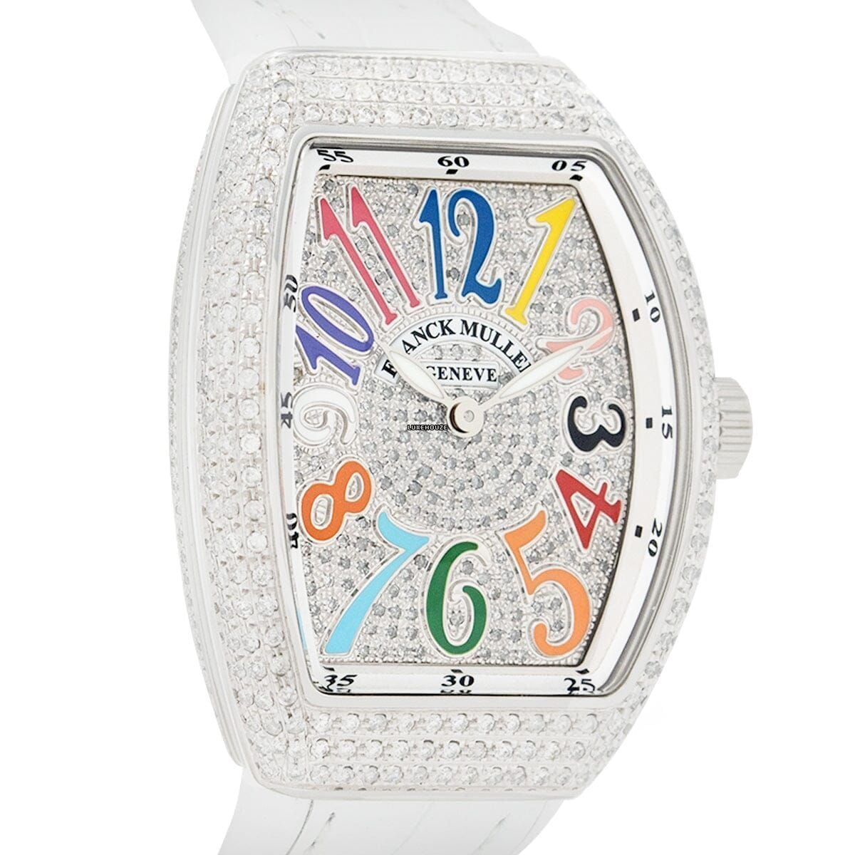 Vanguard V 32 QZ AC.BLC (BLC.COL DRM AC) (White Dial, Color of Dreams, Full Aftersetting)