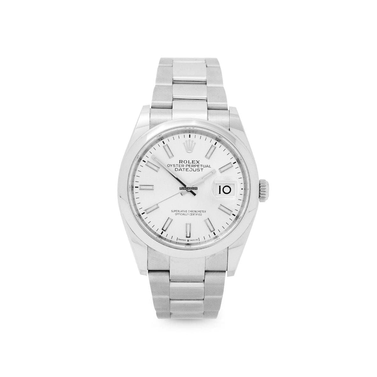 Datejust 36 126200 Silver Index Oyster-Rolex