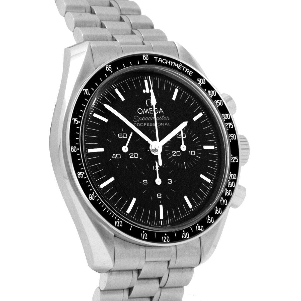 Speedmaster Moonwatch 31030425001001 Black Dial, Bracelet