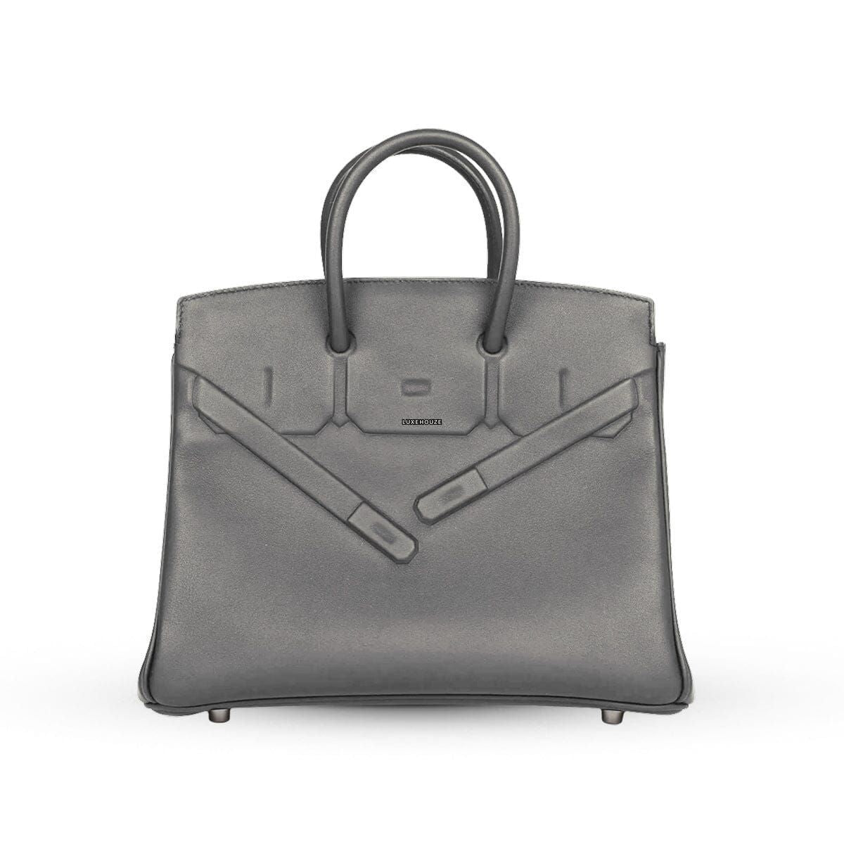 Birkin 25 Shadow Gris Meyer Swift B