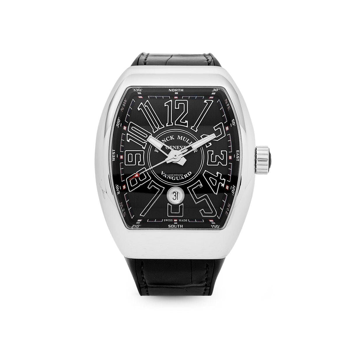 Vanguard V 45 SC DT AC.NR (NR.NR AC) (Black Dial, Black Numbers)