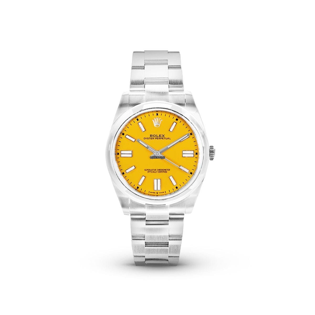 Oyster Perpetual 41 124300 Yellow-Rolex