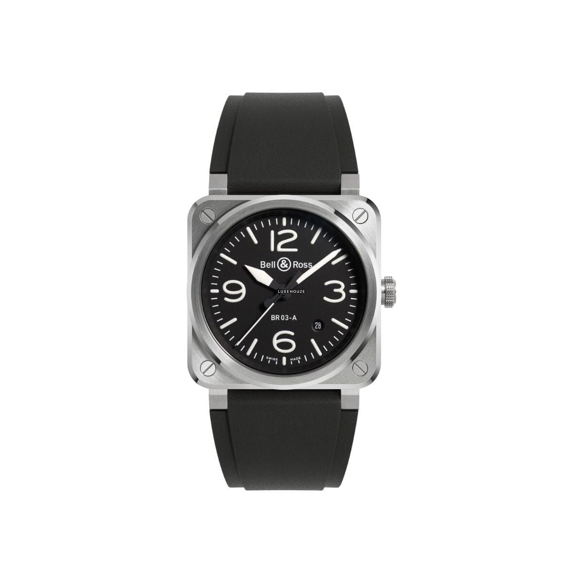 Black Steel BR0392-BLC-ST-Bell & Ross