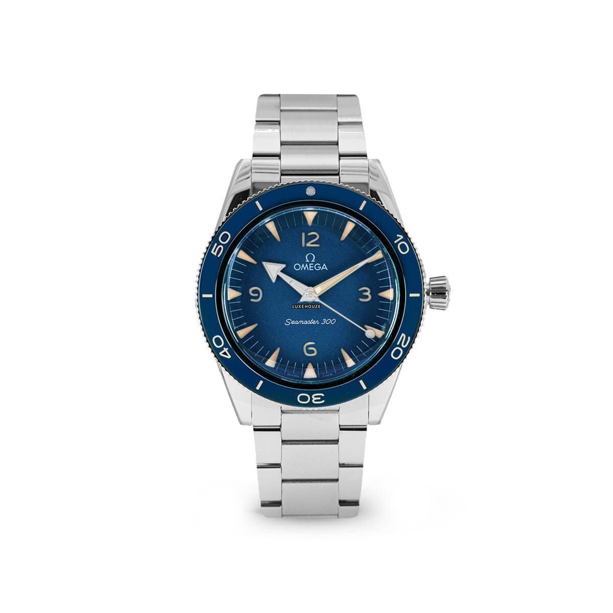Seamaster 300 23430412103001 Blue Dial, Bracelet Heritage