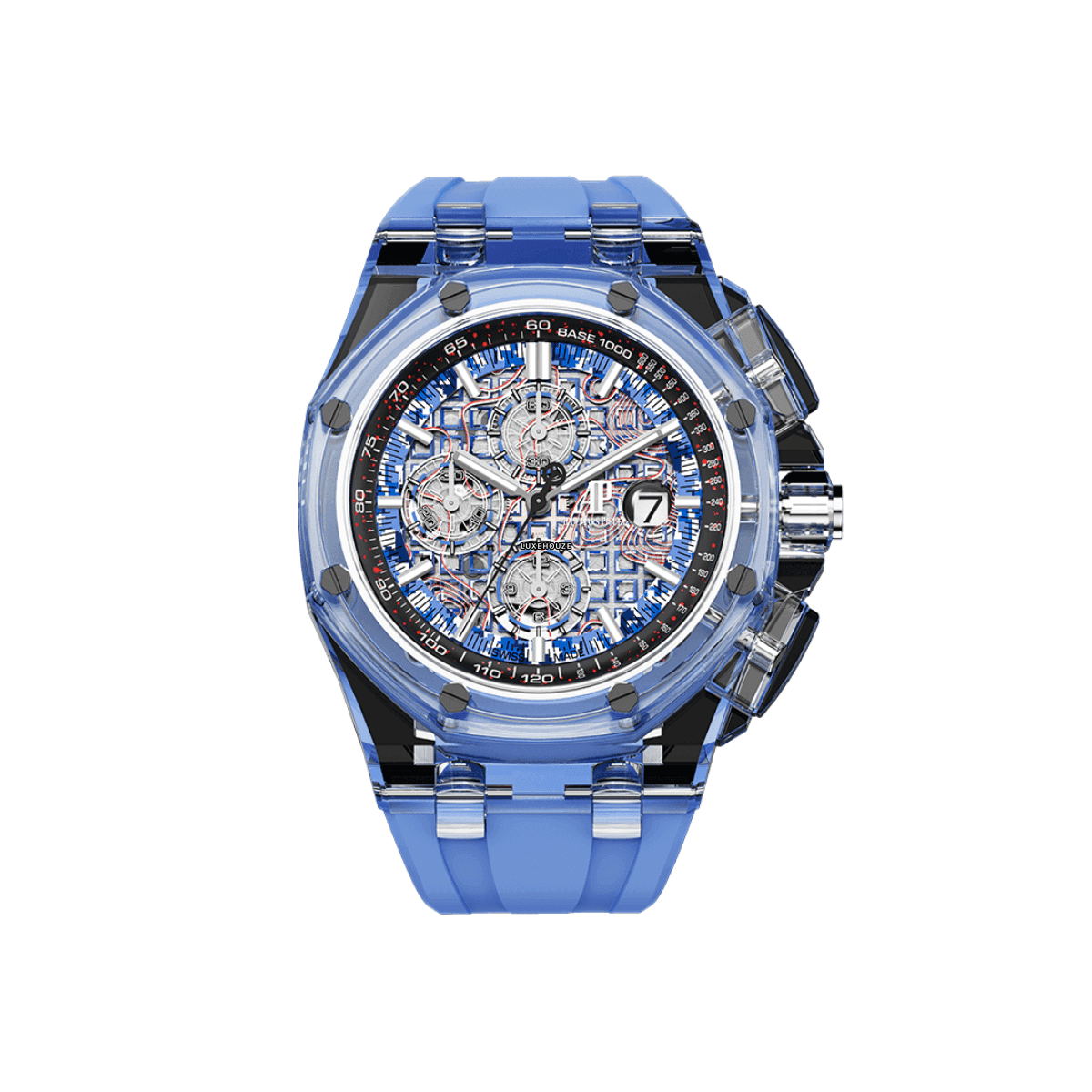 Royal Oak Offshore - Azure Blue, Blue Strap (Limited Edition of 10 Pieces)-AET Remould