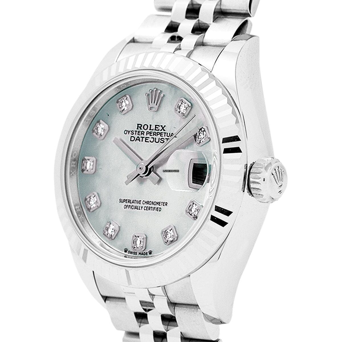 Lady Datejust 28 279174NG White Jubilee