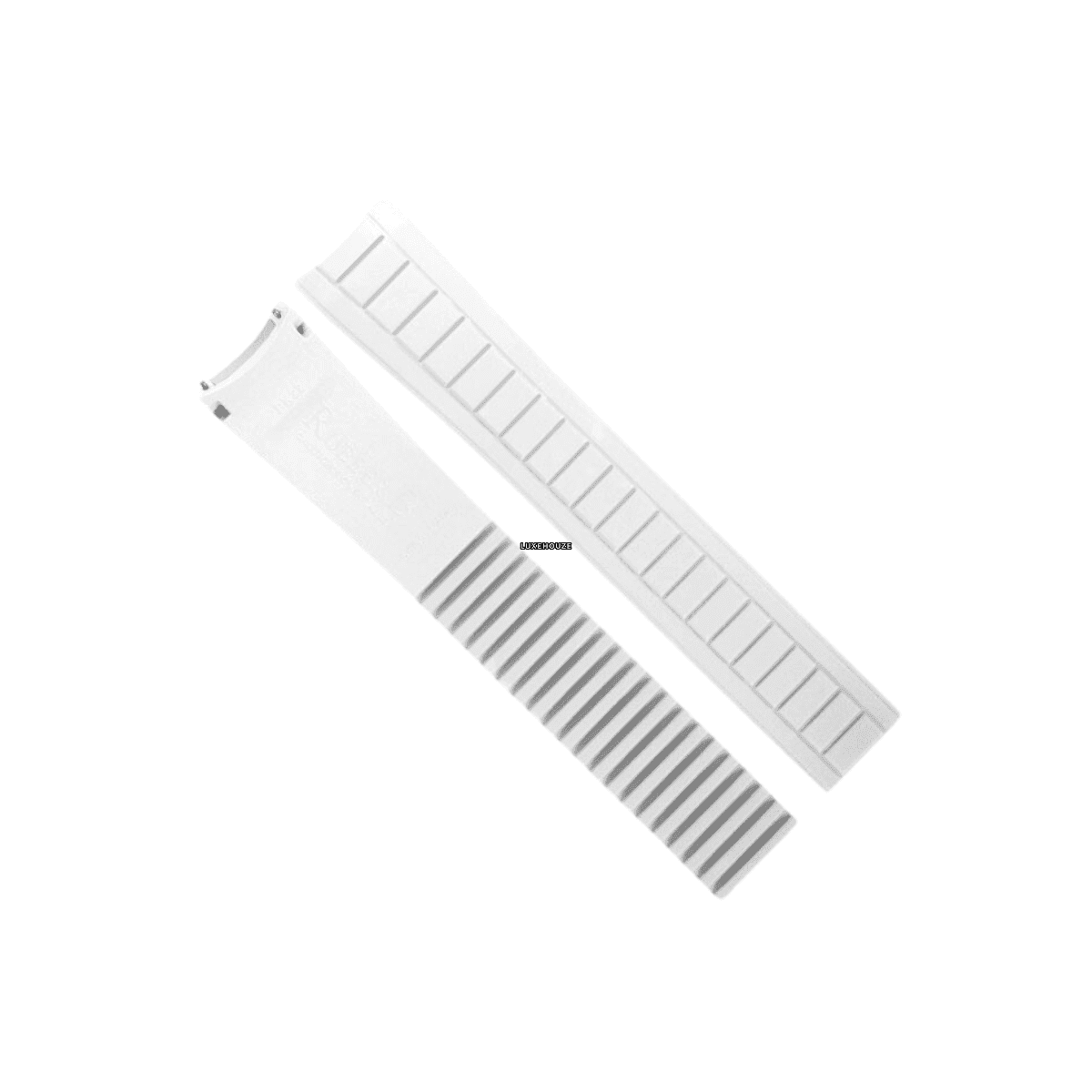 Aquanaut 5167 Classic Series Watch Bands RUBBER B Arctic White 