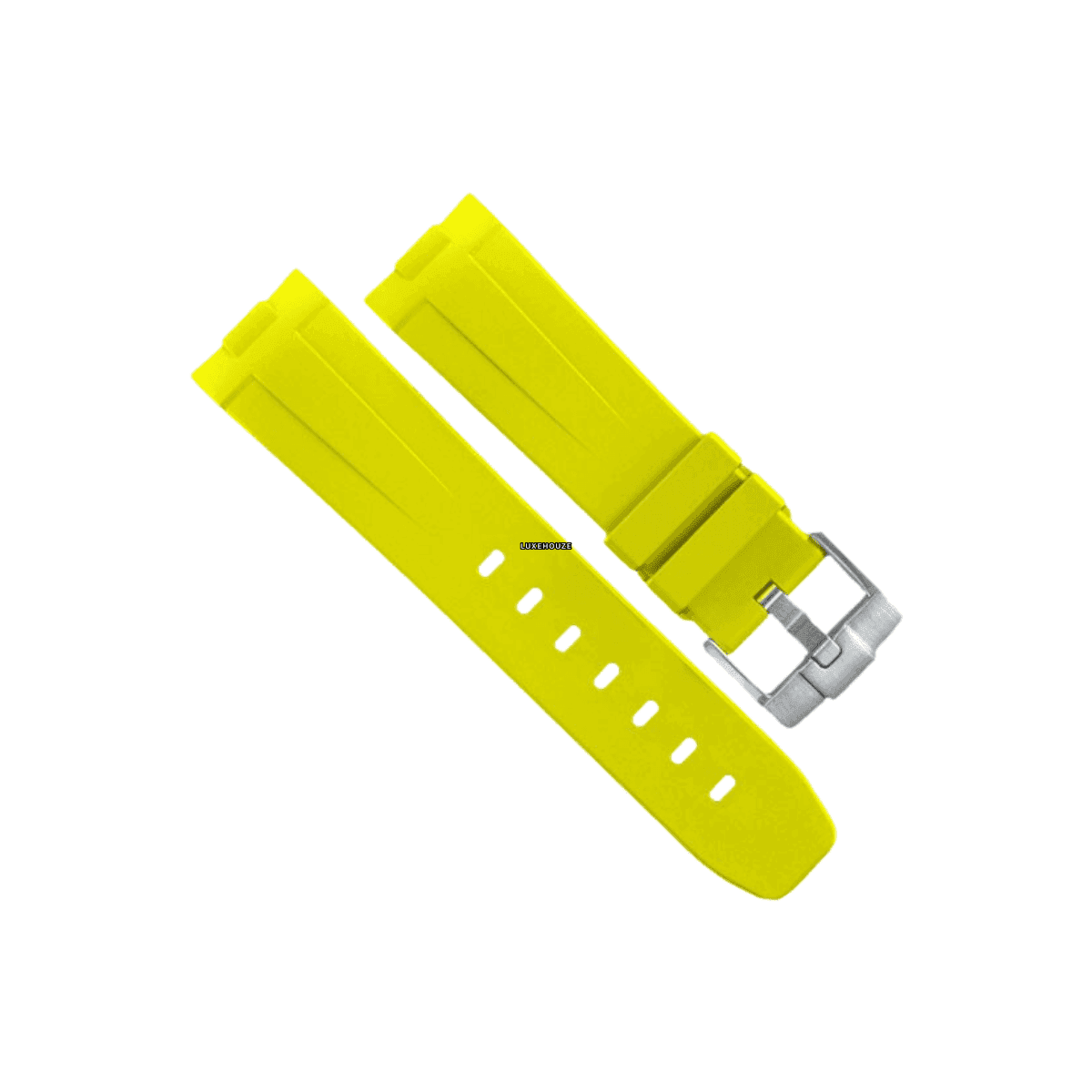Luminor 44mm 1950 Type I Tang Buckle Series Watch Bands RUBBER B Canary Yellow