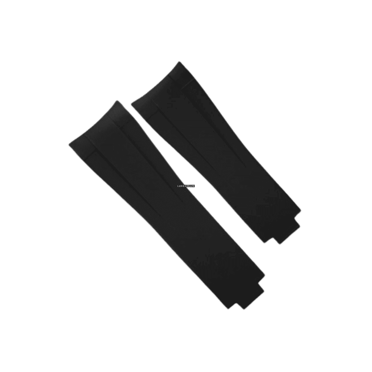 Sport Models Glidelock Series Watch Bands RUBBER B L Jet Black