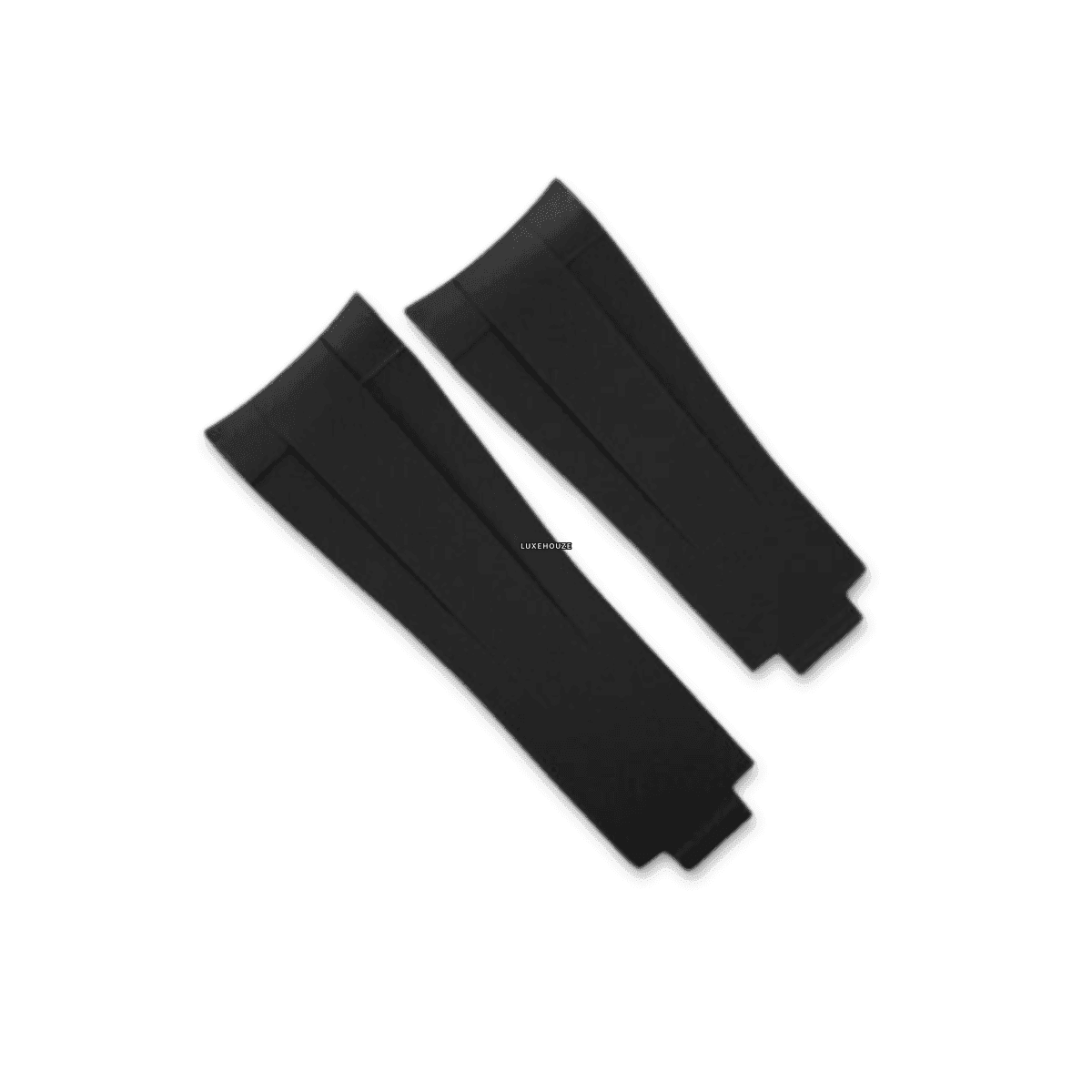 Submariner 41mm Glidelock Series Watch Bands RUBBER B S Jet Black