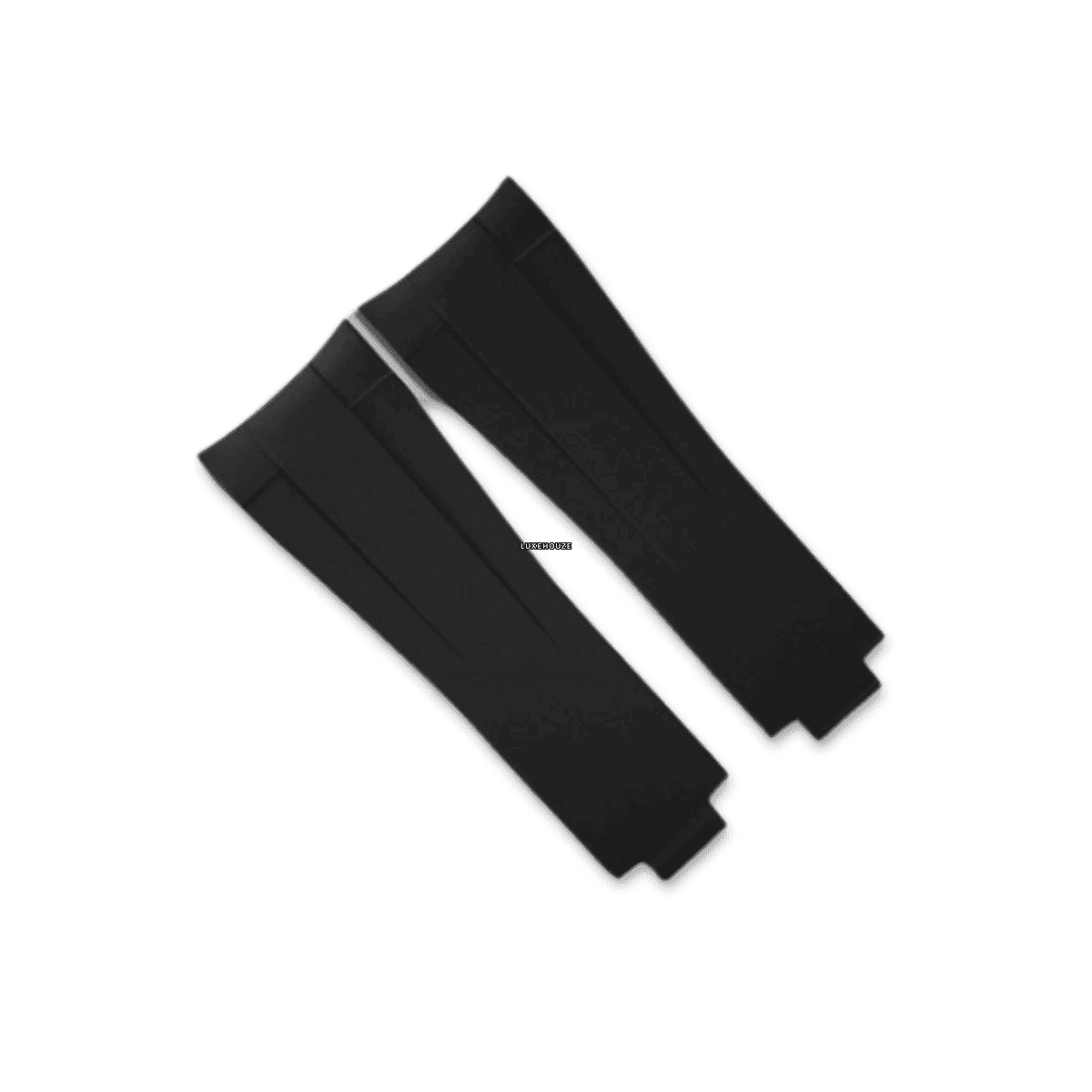 Submariner 41mm Glidelock Series Watch Bands RUBBER B M Jet Black