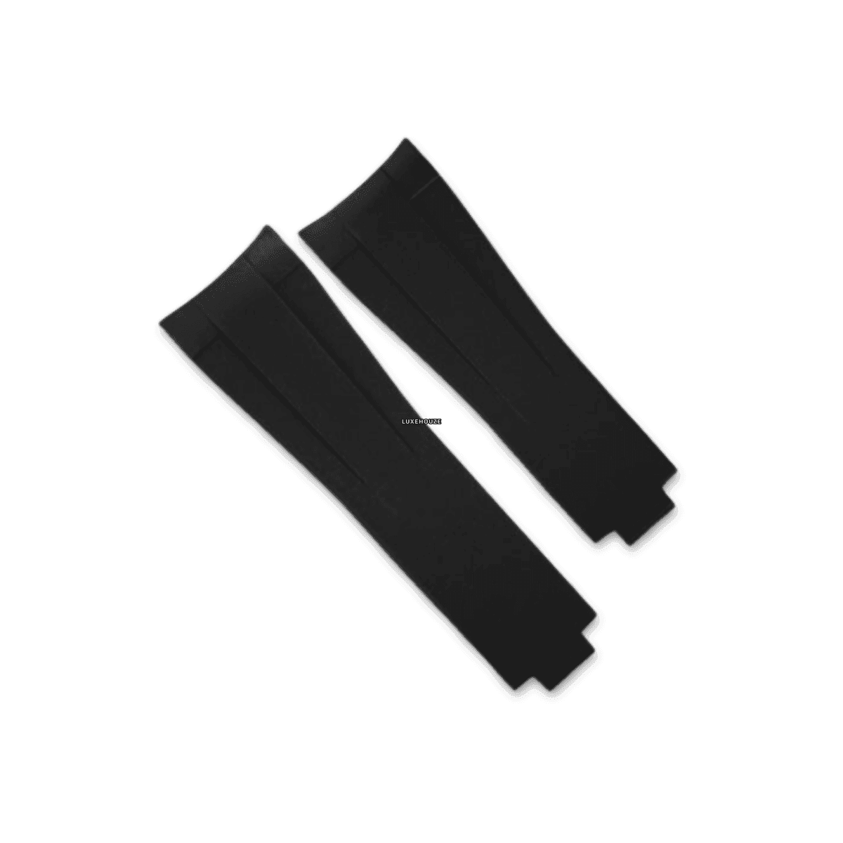 Submariner 41mm Glidelock Series Watch Bands RUBBER B L Jet Black