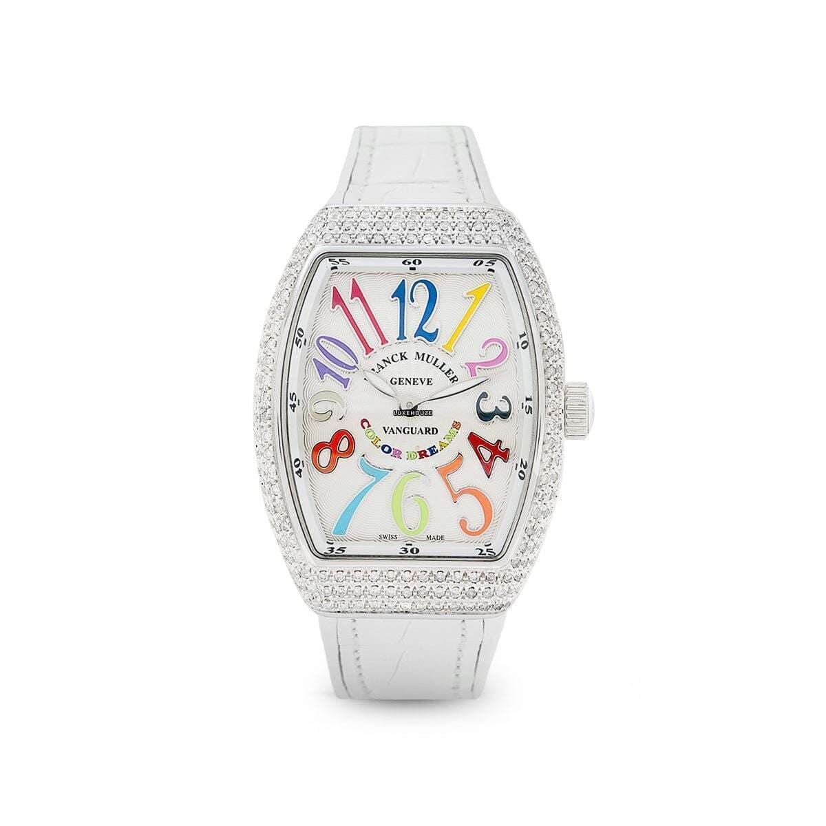 Vanguard V32 QZ.BLC (BLC.COL DRM AC) (Color of Dream, Medium Aftersetting)-Franck Muller