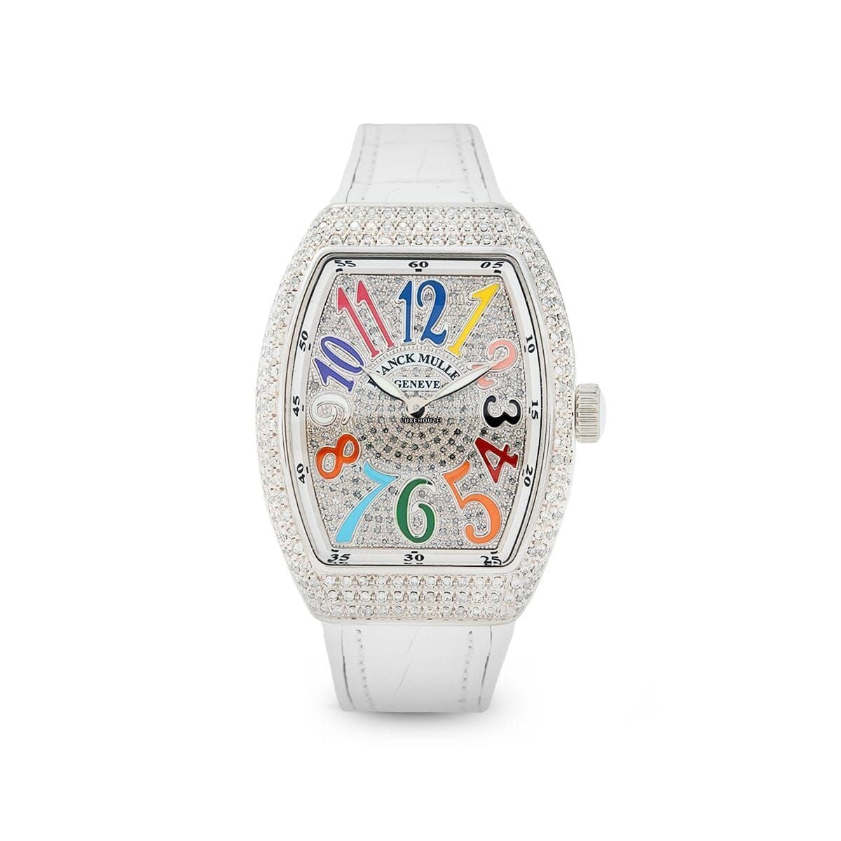V 32 QZ.BLC (BLC.COL DRM AC) (Color of Dream, Full Aftersetting)-Franck Muller