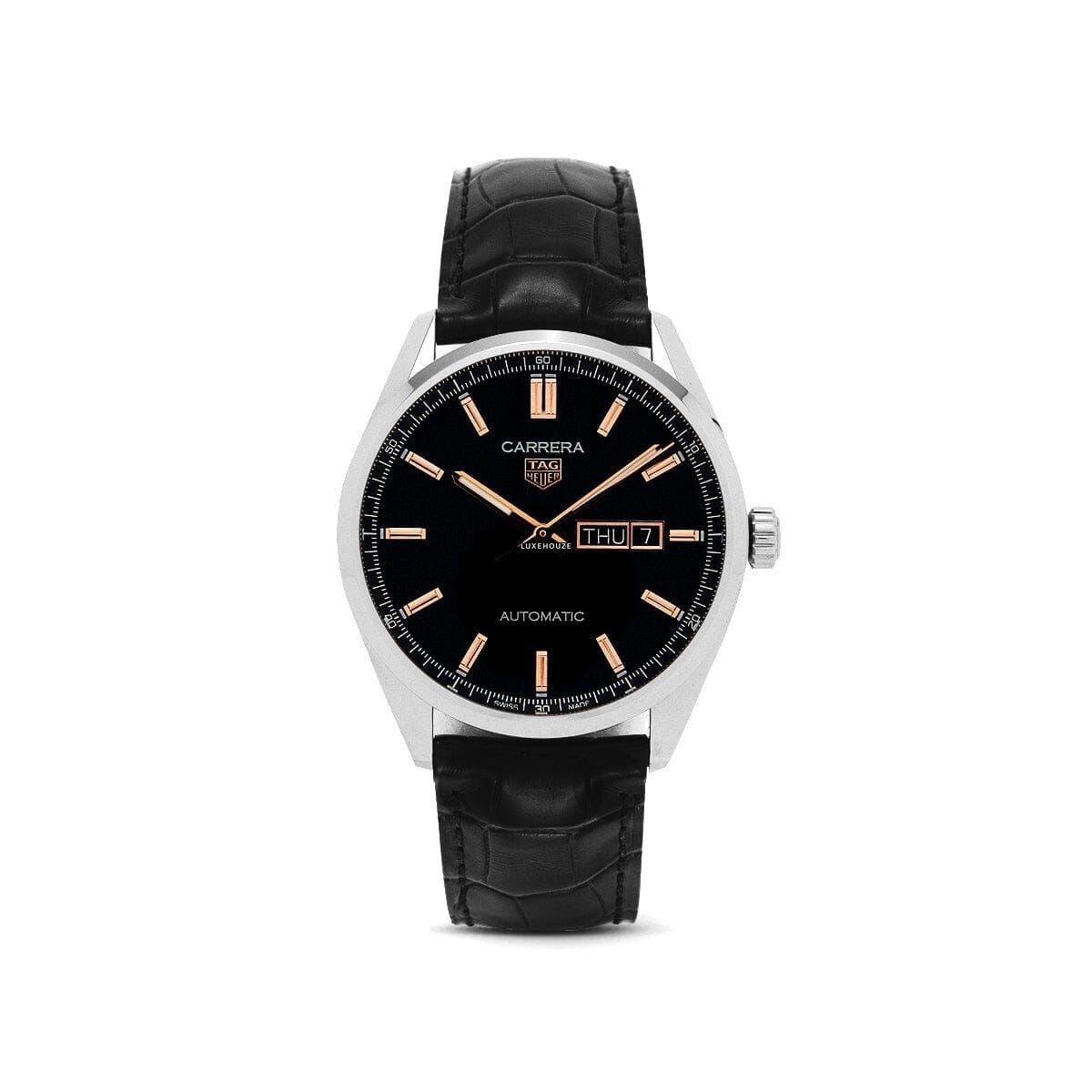 Carrera Day-Date WBN2013.FC6503 Black Dial Leather