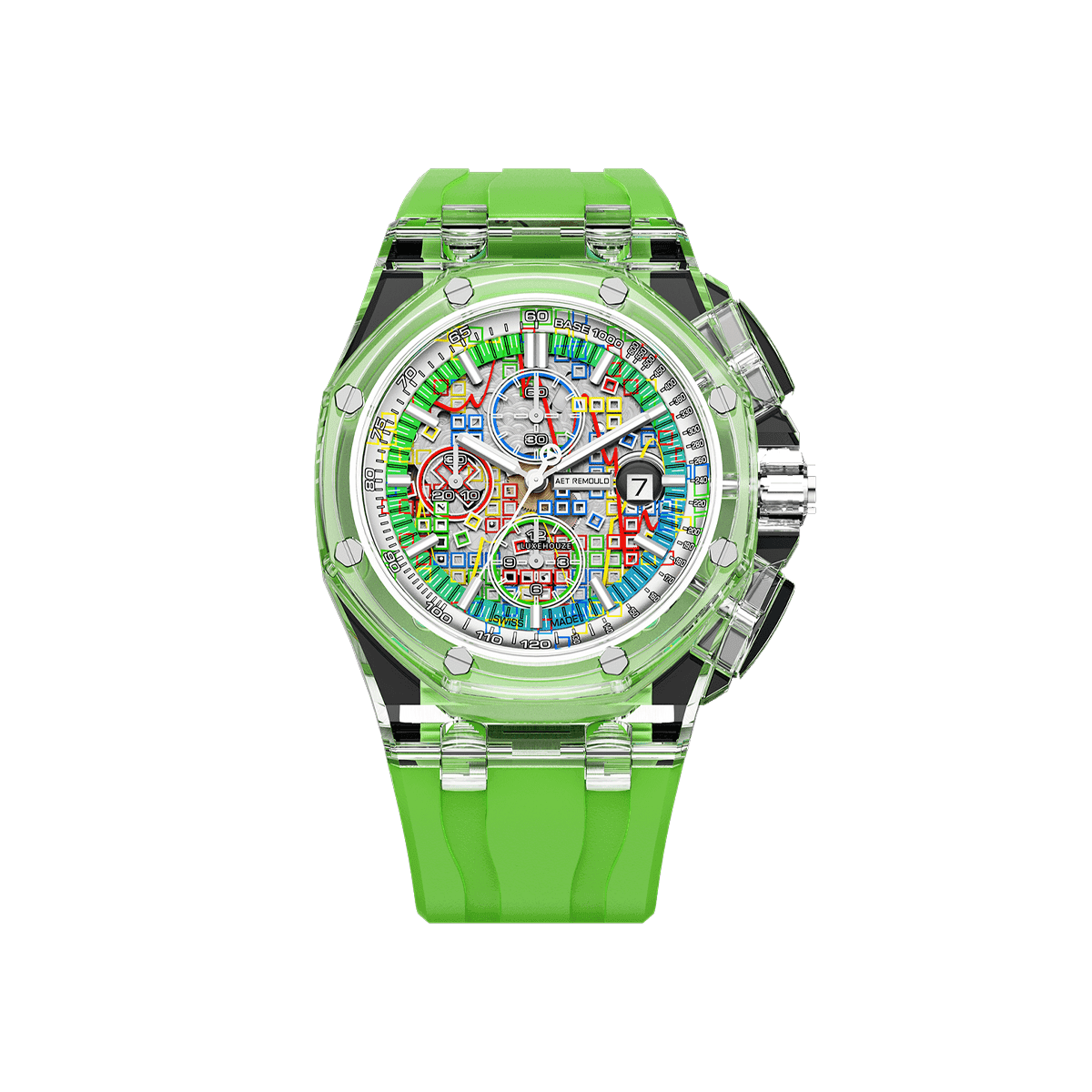 AET Remould Artist Collection Royal Oak Offshore - Grid Game Sapphire-AET Remould