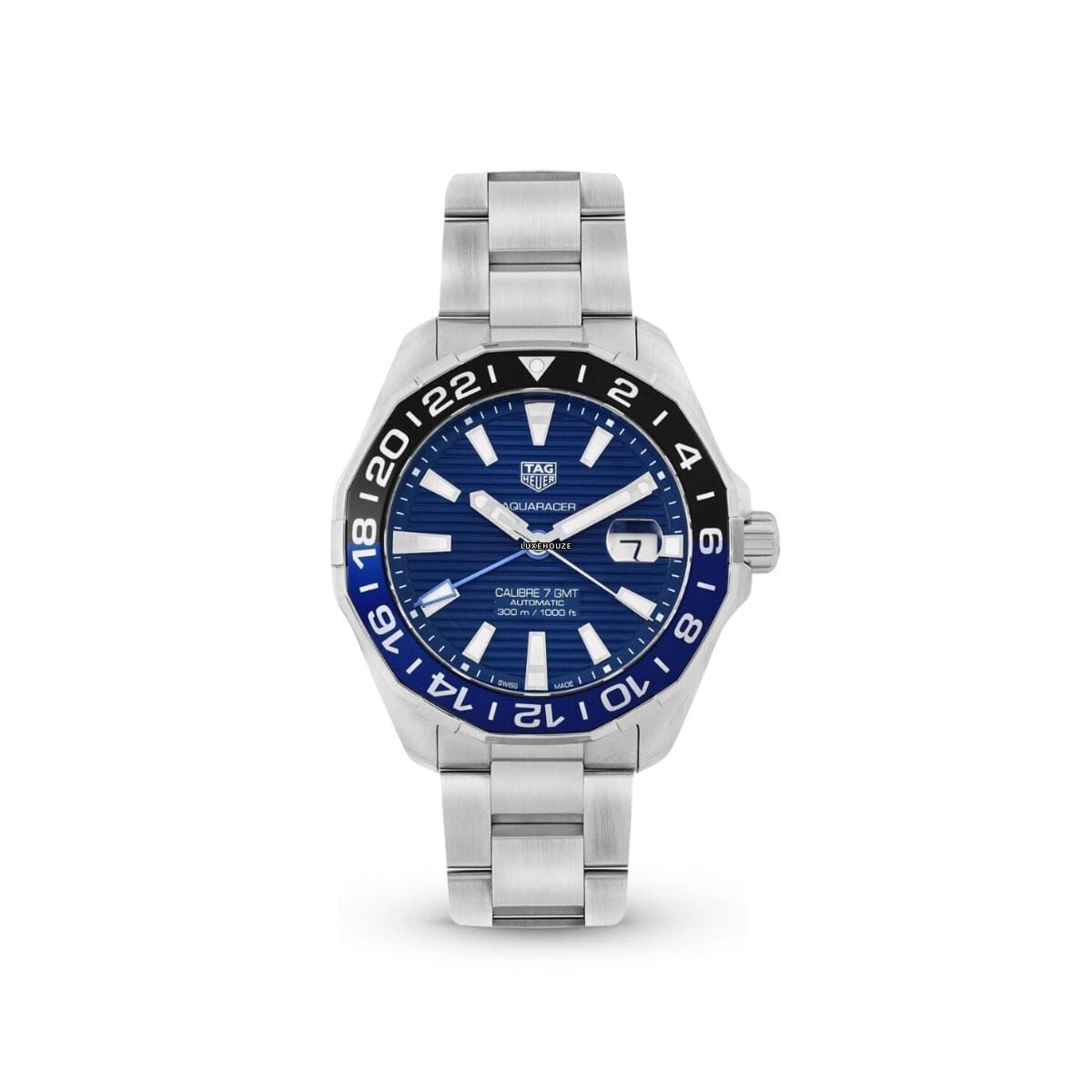 Aquaracer WAY201T.BA0927 GMT Batman Blue Dial Steel