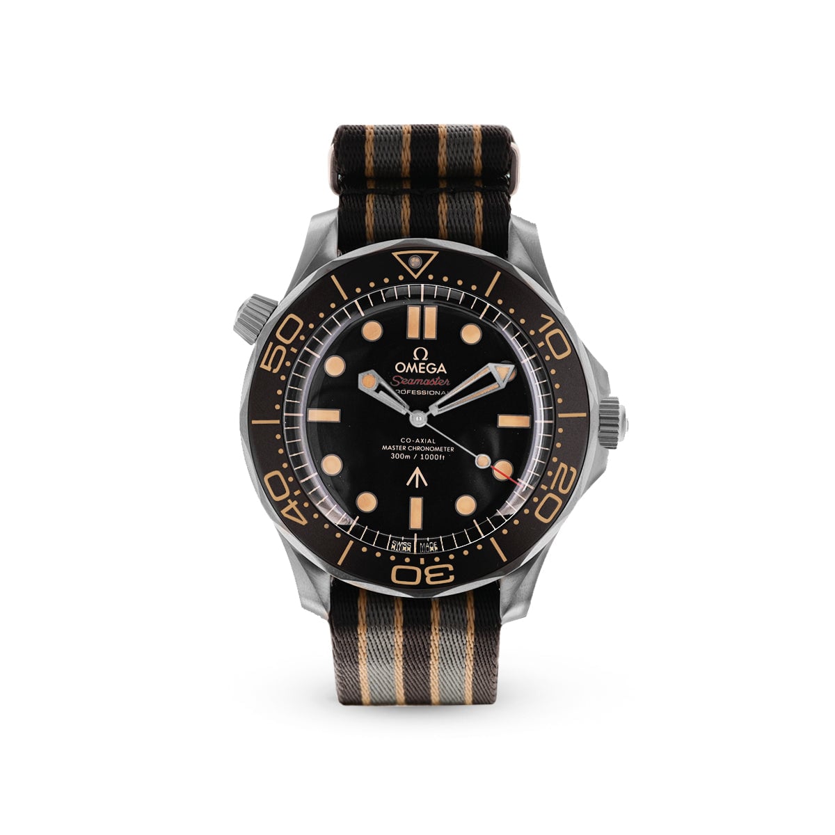 Seamaster Diver 300M 21092422001001 Nato Strap, James Bond Edition-Omega