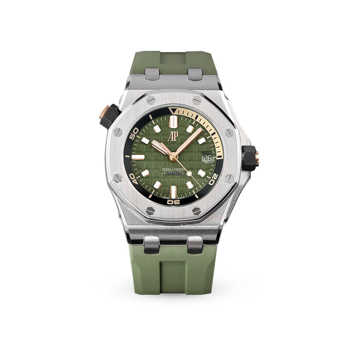 Royal Oak Offshore 42 15720ST.OO.A052CA.01 Green Dial-Audemars Piguet