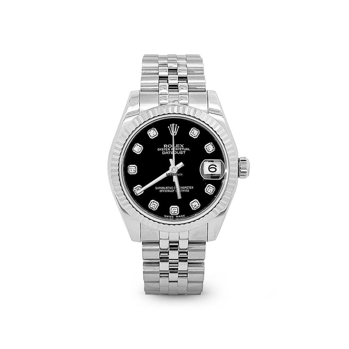 Datejust 31 178274G Black Jub M Series