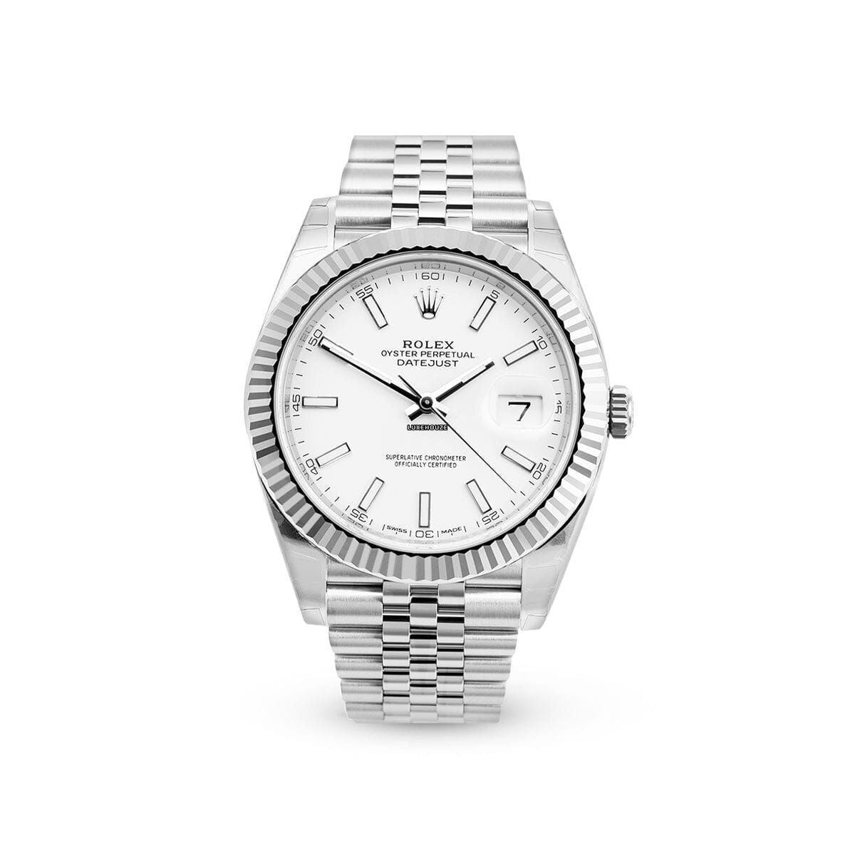 Datejust 41 126334 White Index Jubilee-Rolex
