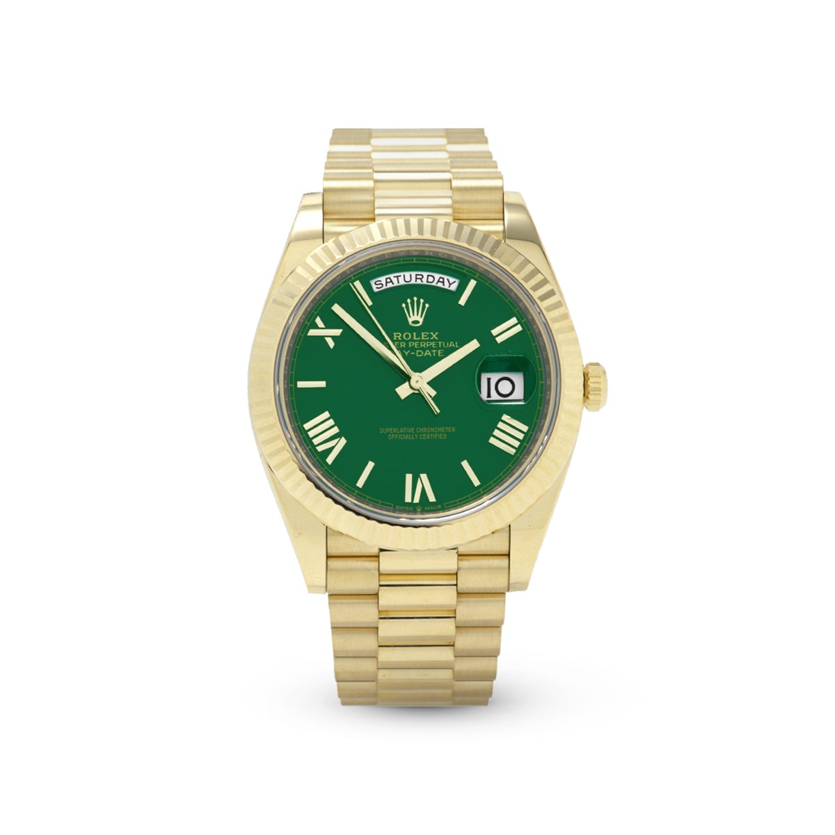 Day-Date 40 228238 Green Roman Dial-Rolex