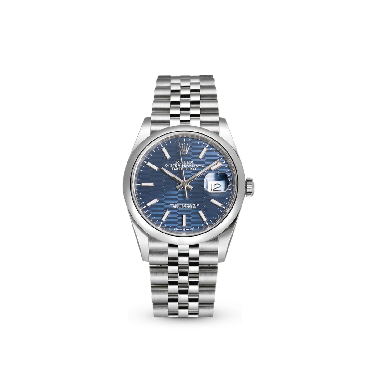 Datejust 36 126200 Blue Fluted Motif Jubilee-Rolex