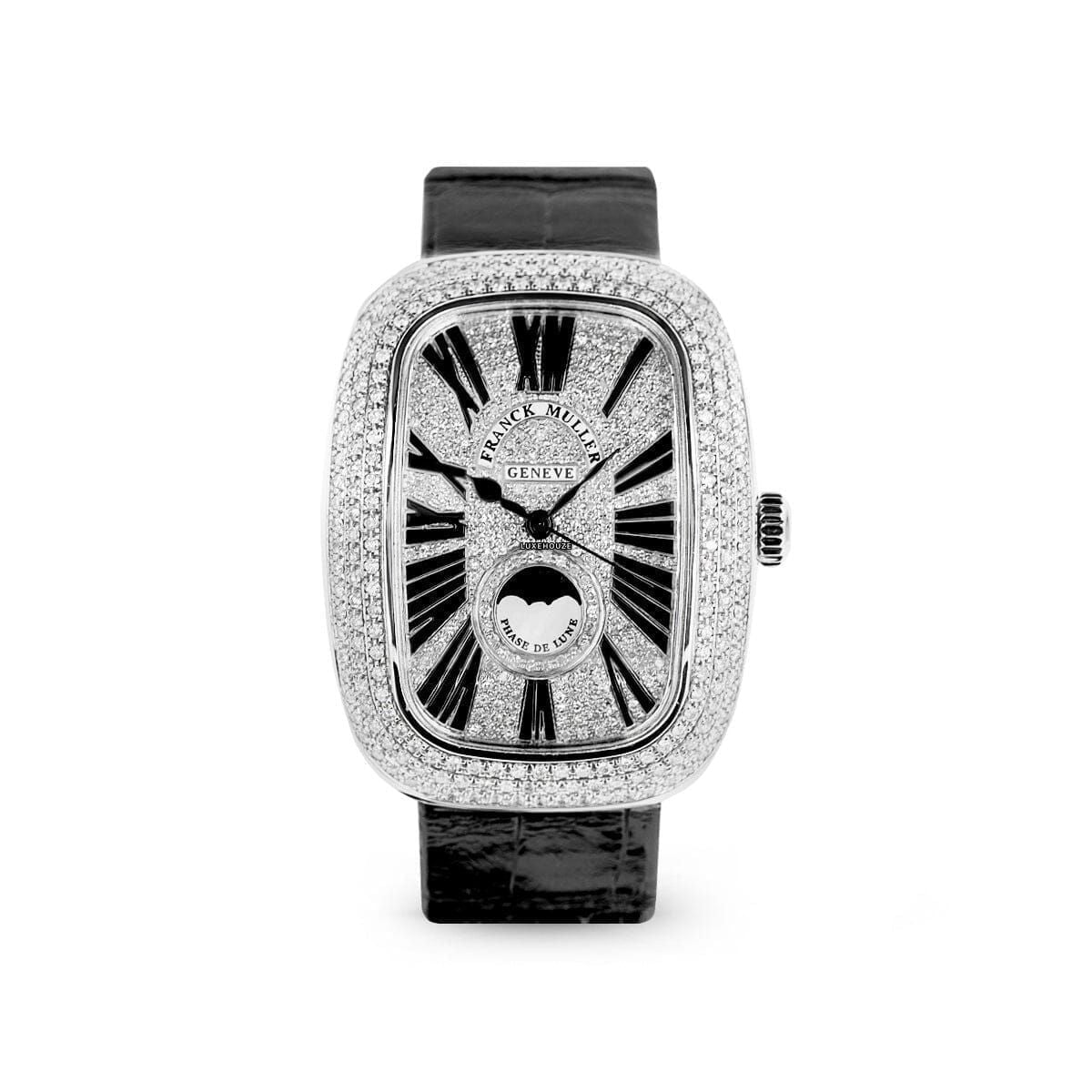 Galet 3002 Moonphase M QZ R (AC) Black Numbers, Aftersetting-Franck Muller